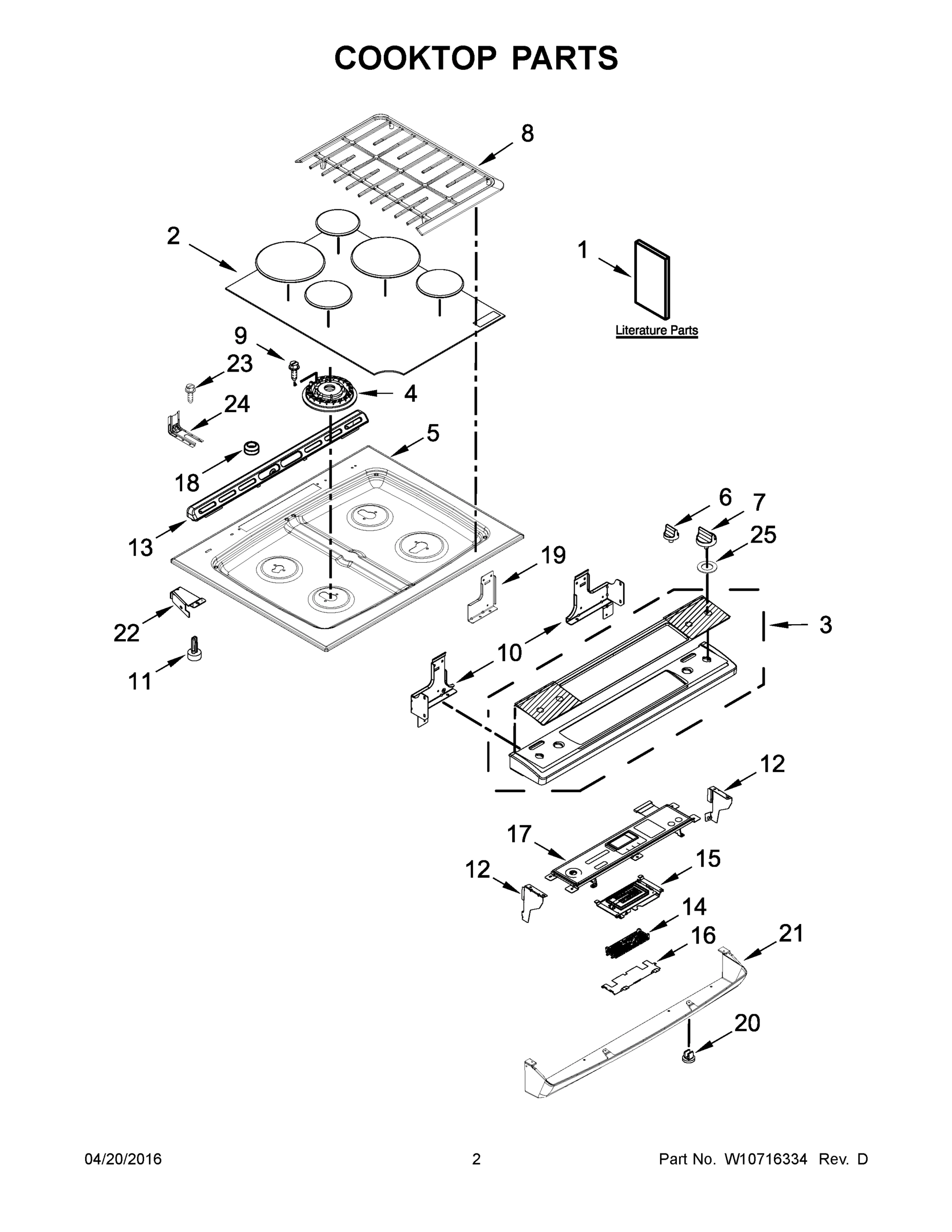 02 - COOKTOP PARTS
