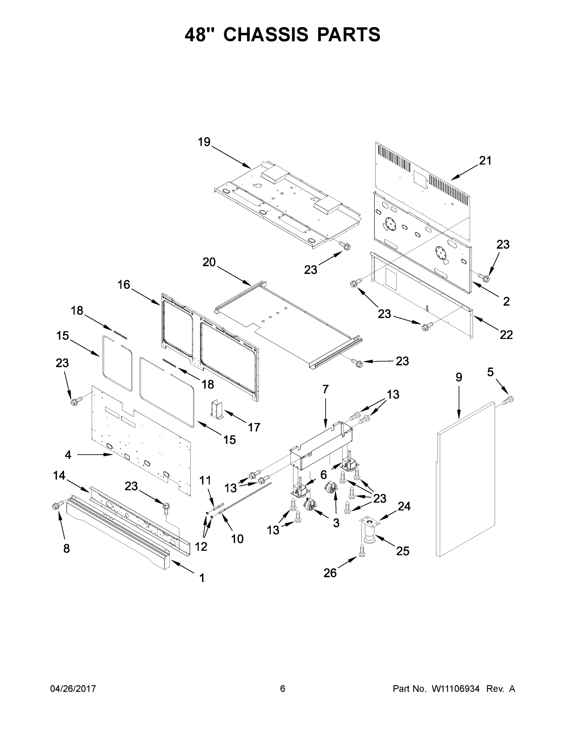 04 - 48" CHASSIS PARTS