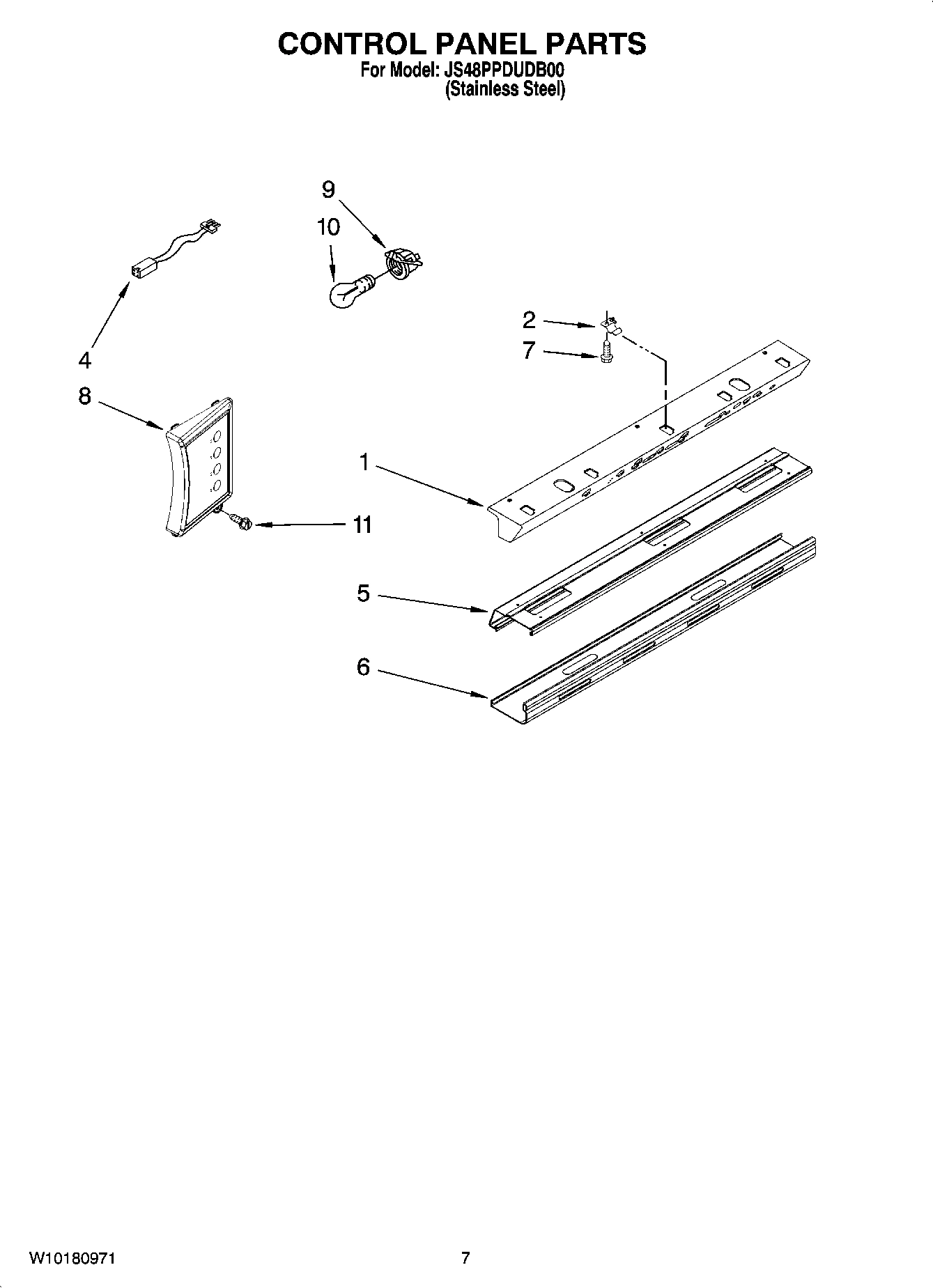 05 - CONTROL PANEL PARTS