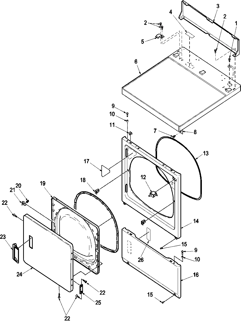 03 - Door and Front, Access, and Top Panels