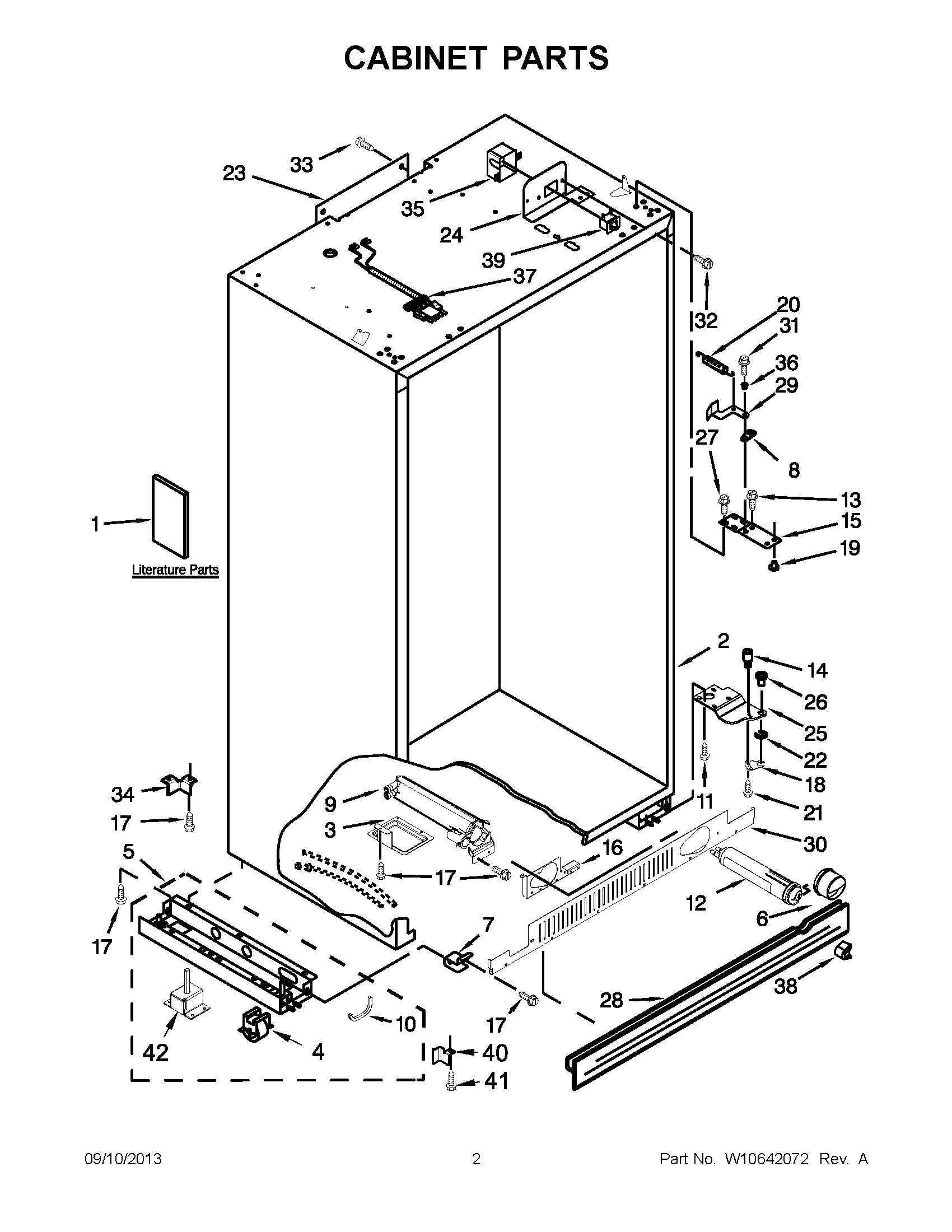 02 - CABINET PARTS