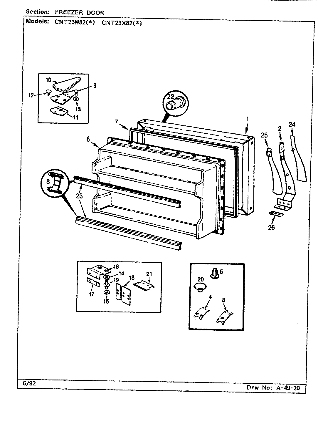 02 - FREEZER DOOR