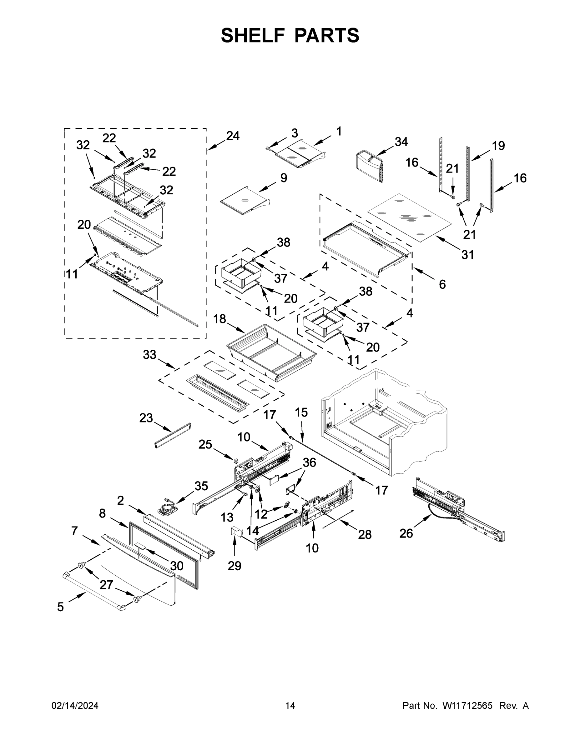 08 - SHELF PARTS