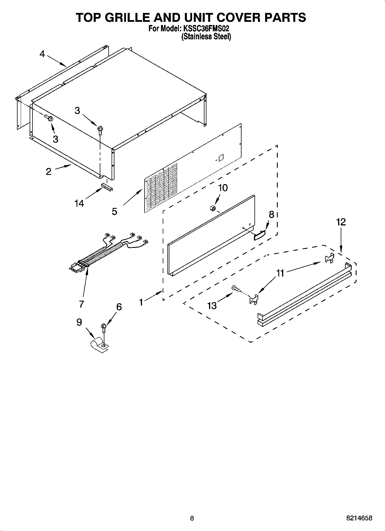 06 - TOP GRILLE AND UNIT COVER PARTS