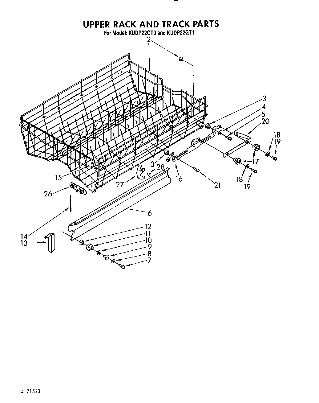 11 - UPPER RACK AND TRACK