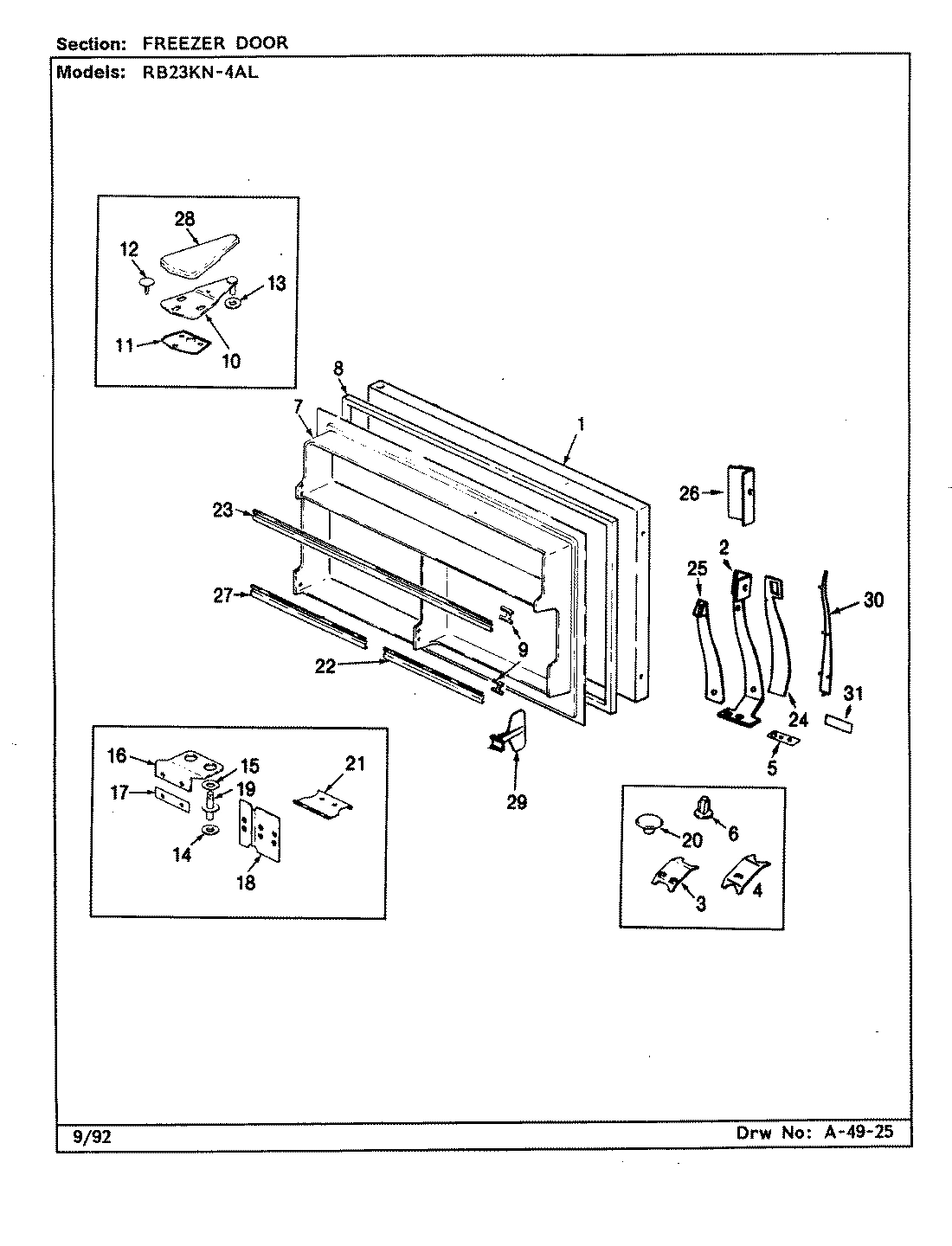 03 - FREEZER DOOR