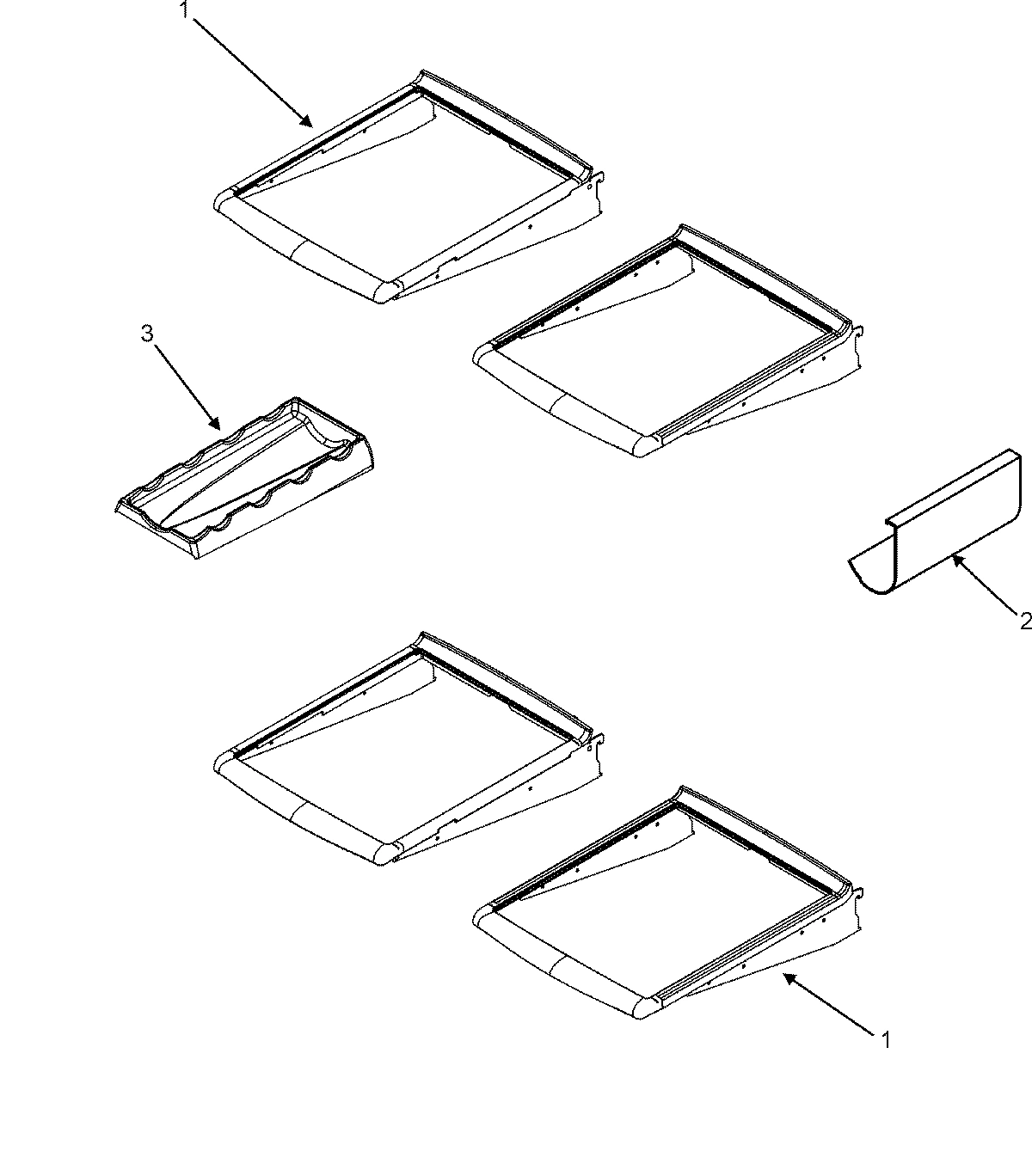 11 - REFRIGERATOR SHELVES