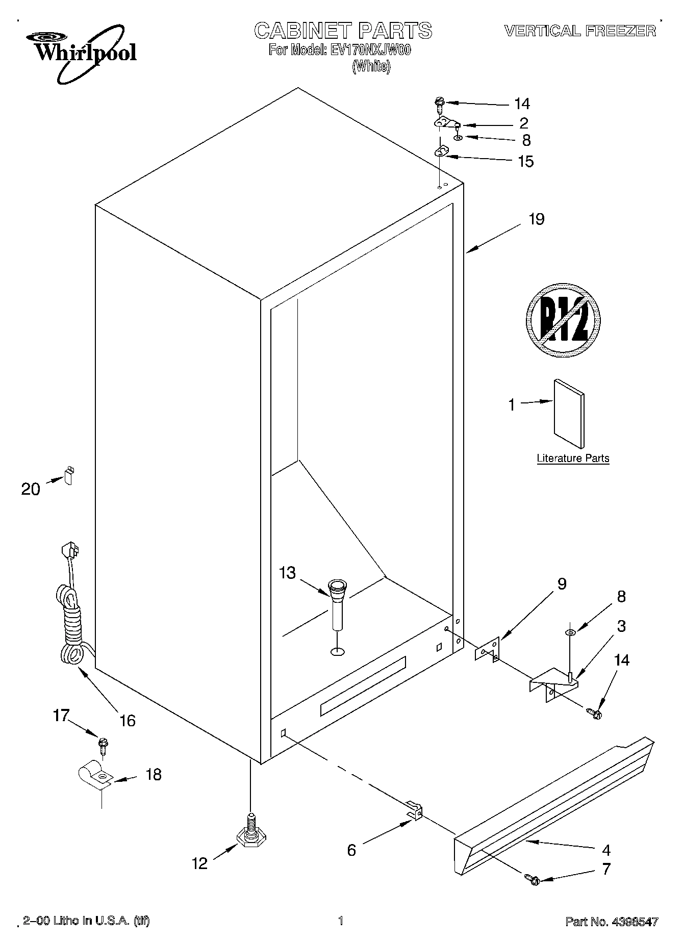 01 - CABINET, LIT/OPTIONAL