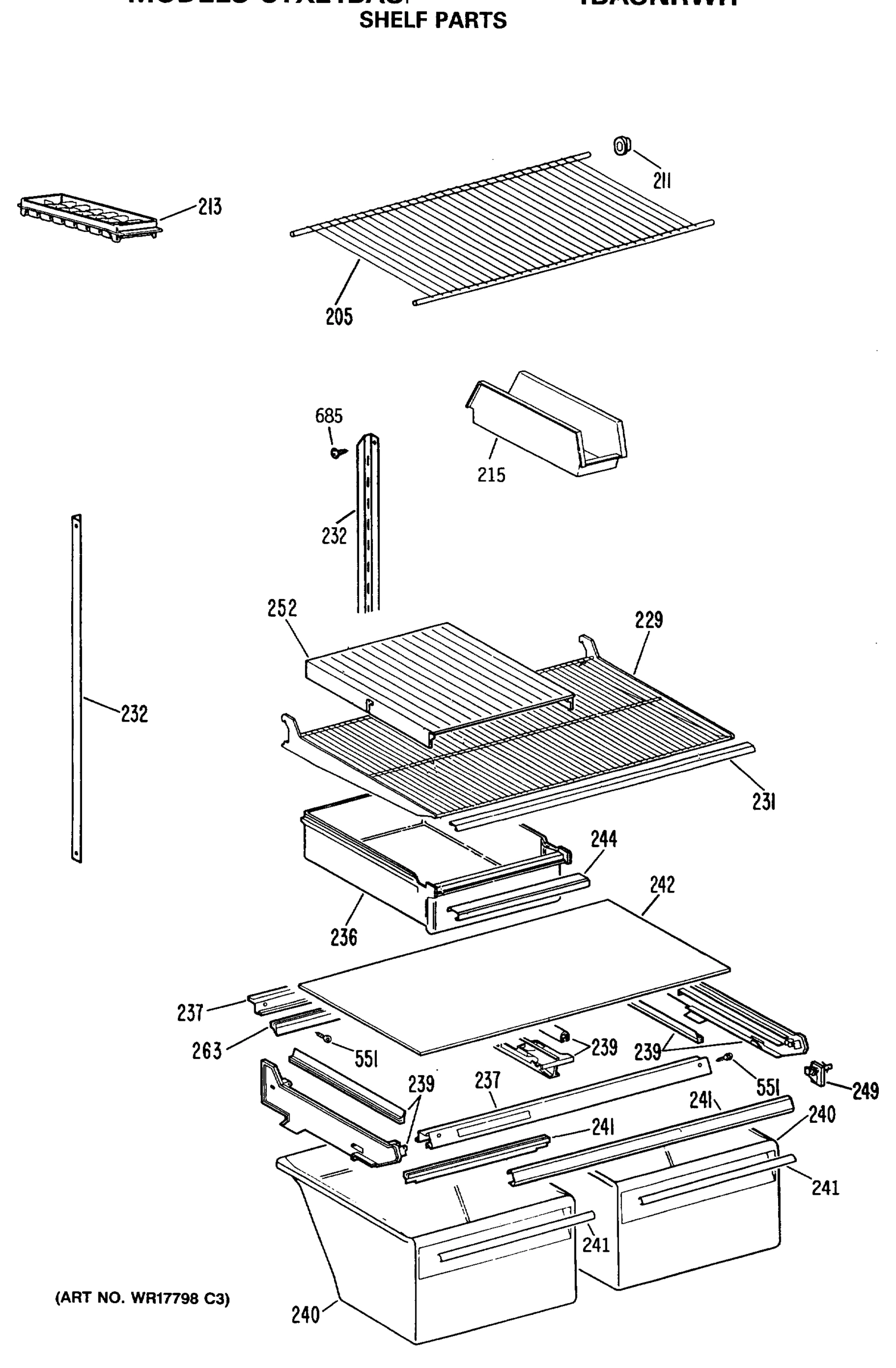 SHELF PARTS