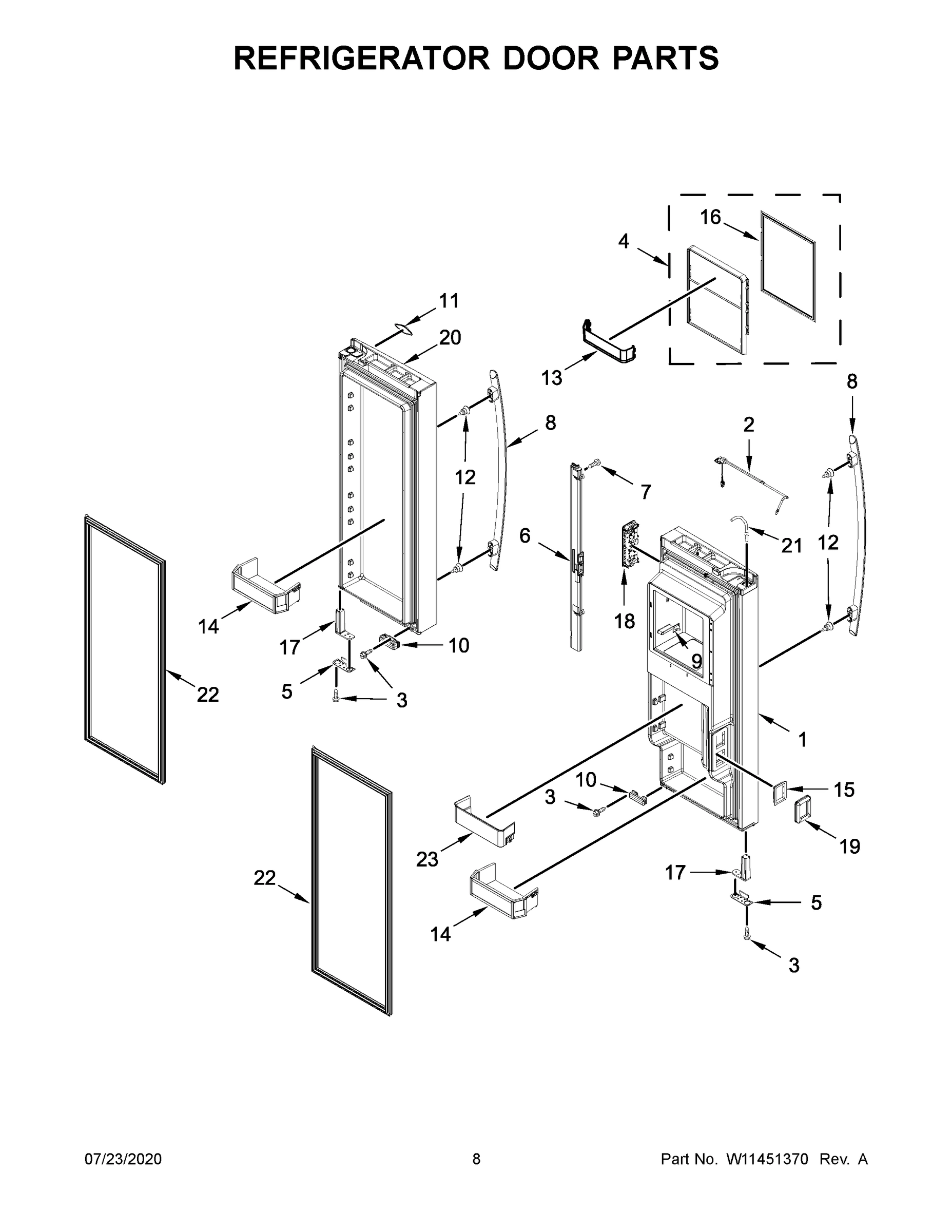 05 - REFRIGERATOR DOOR PARTS