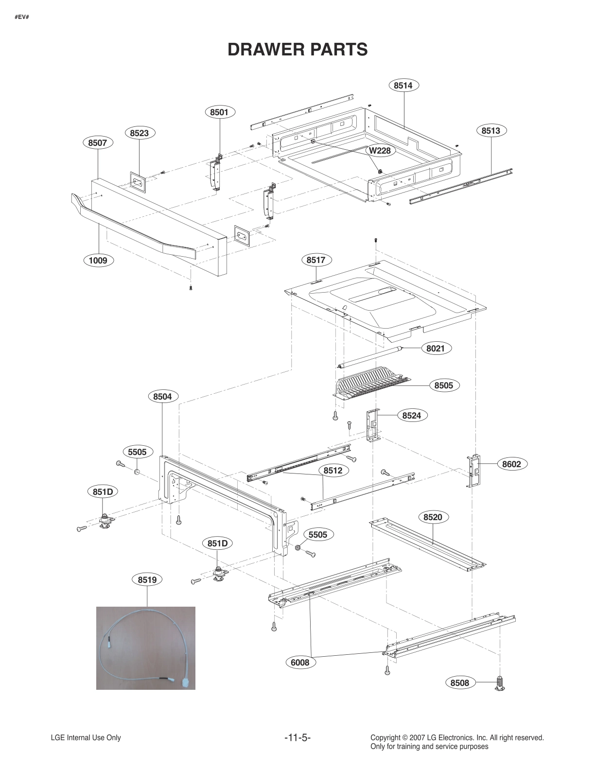DRAWER PARTS