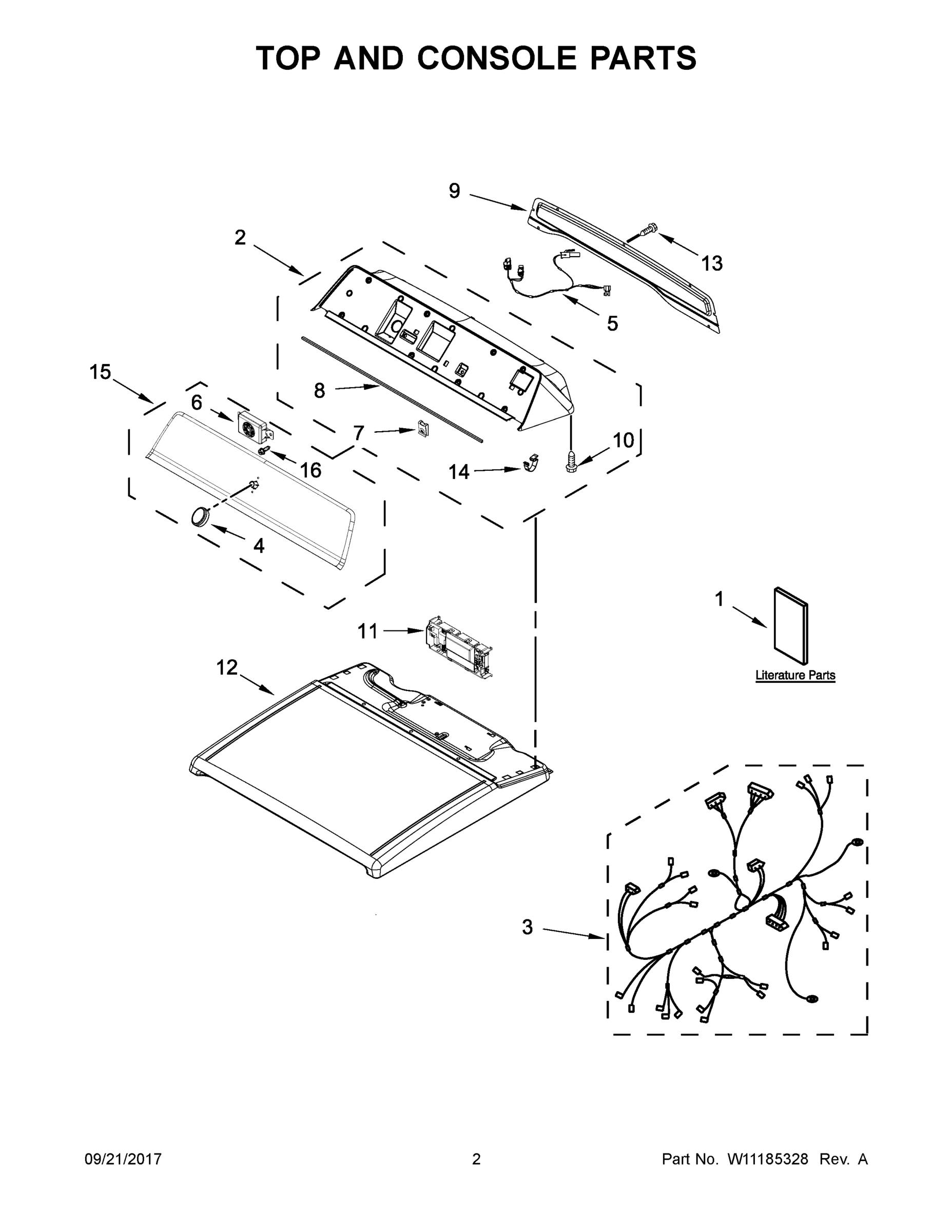 02 - TOP AND CONSOLE PARTS