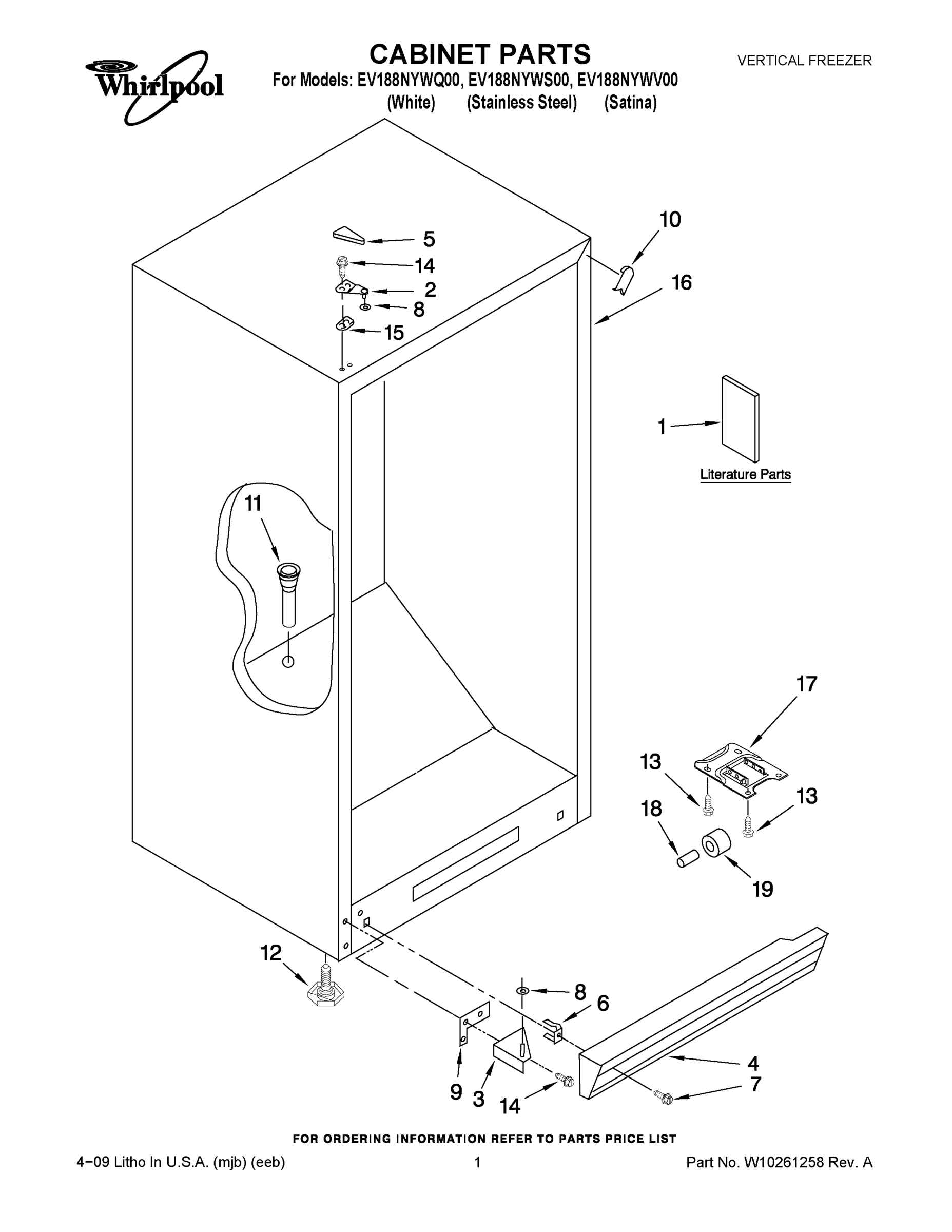 01 - CABINET PARTS