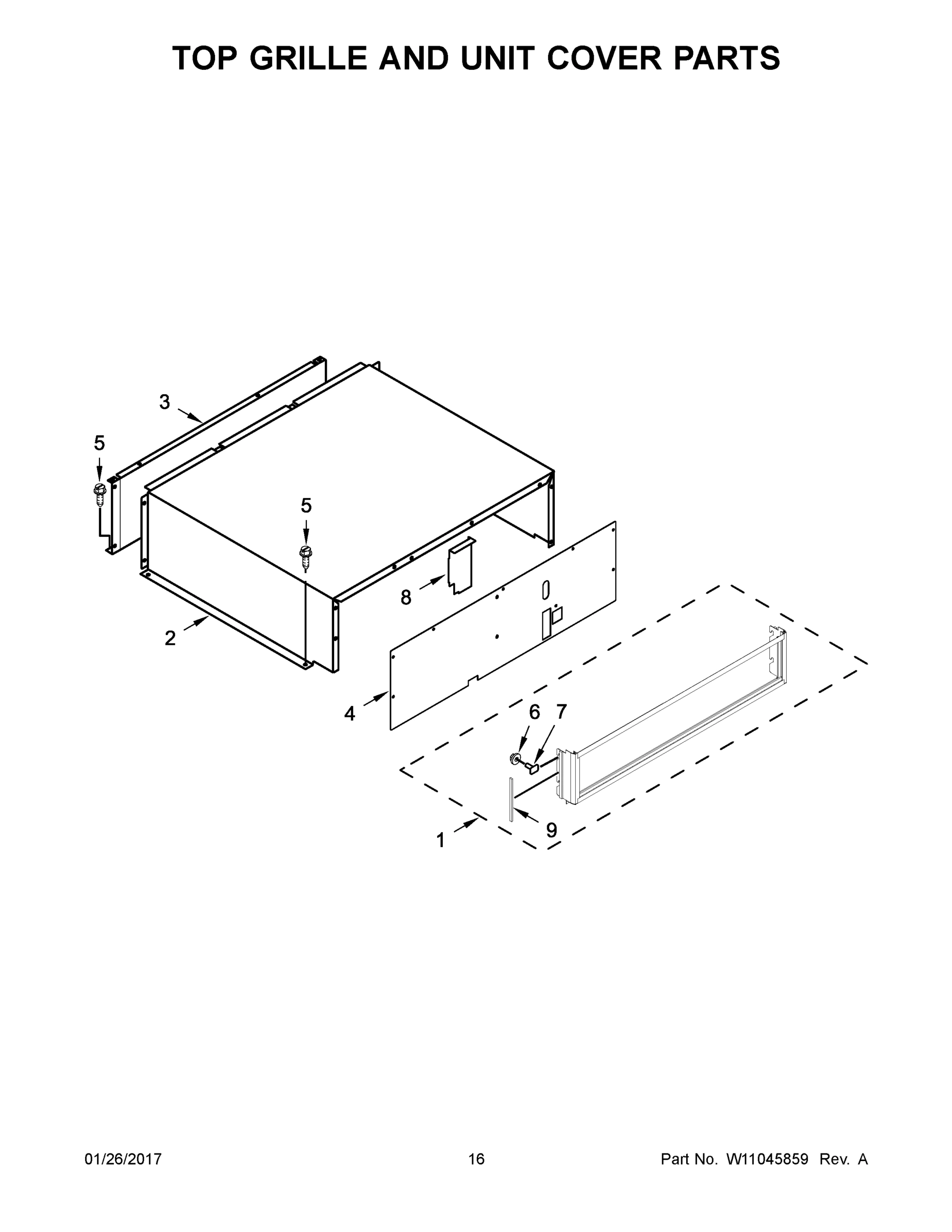 09 - TOP GRILLE AND UNIT COVER PARTS