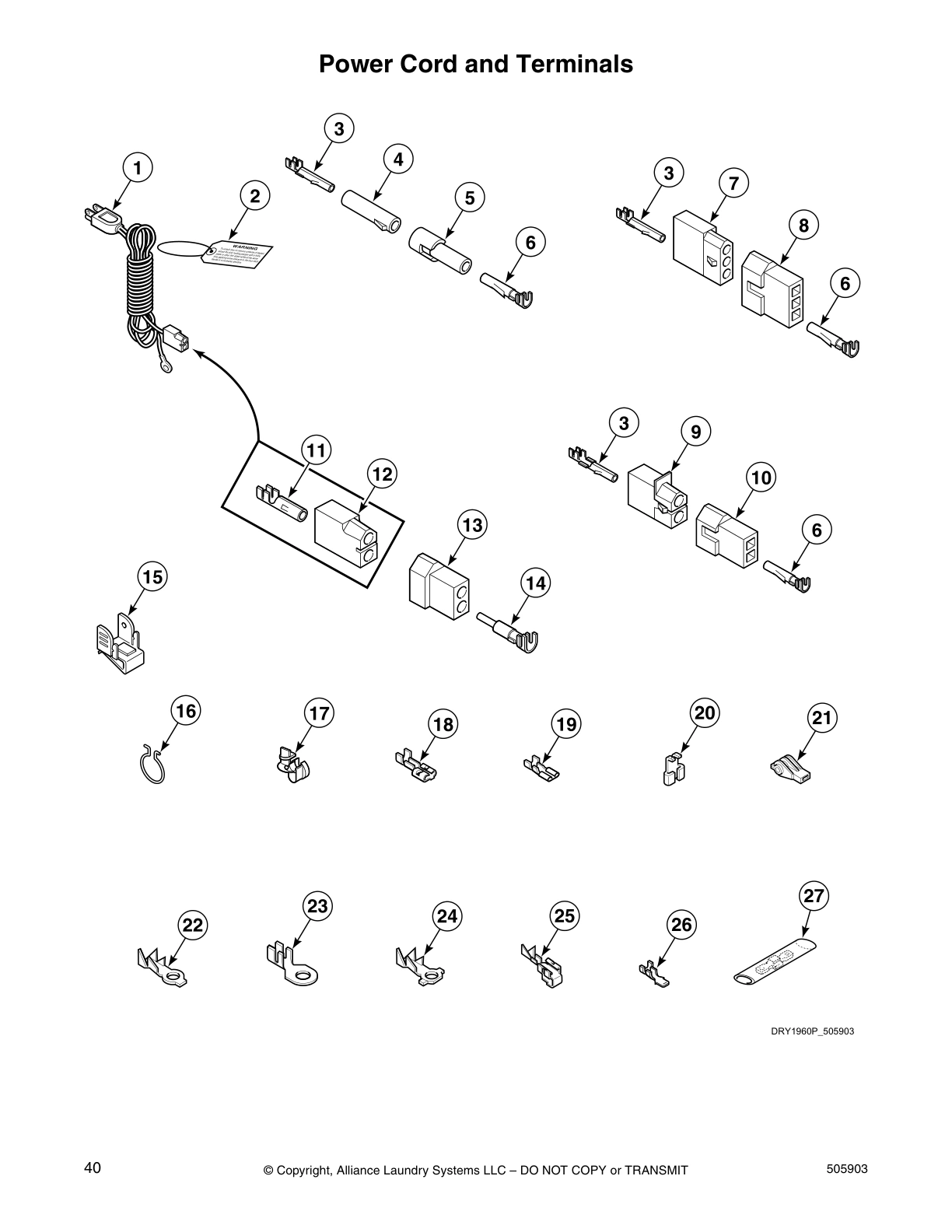 Power Cord and Terminals