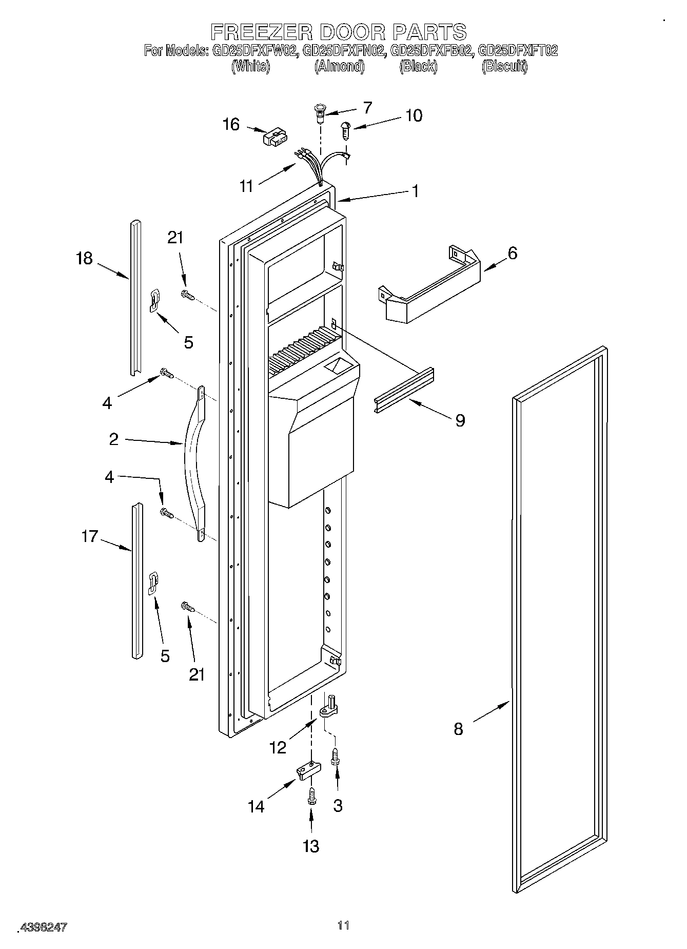 07 - FREEZER DOOR