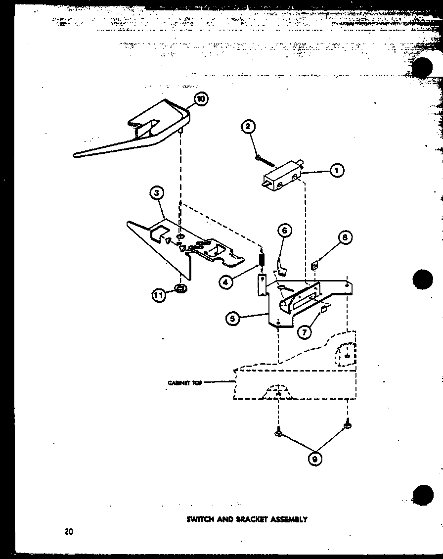 10 - SWITCH AND BRACKET ASSY
