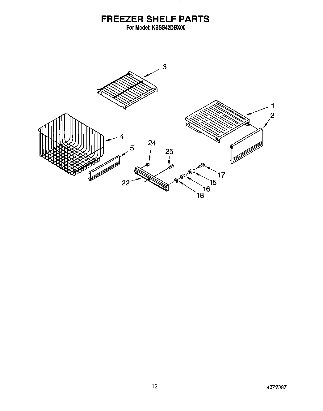 10 - FREEZER SHELF