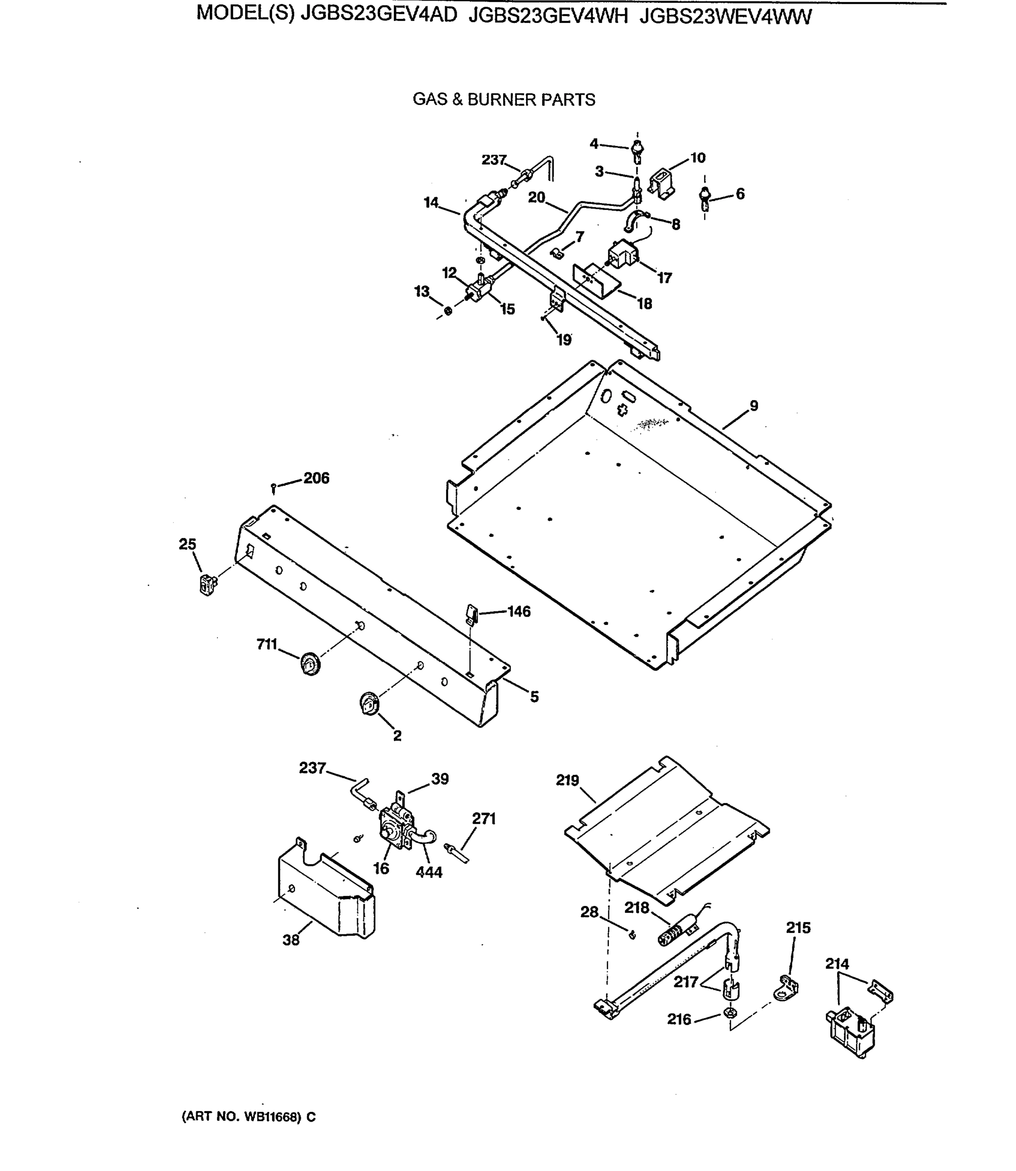 GAS & BURNER PARTS