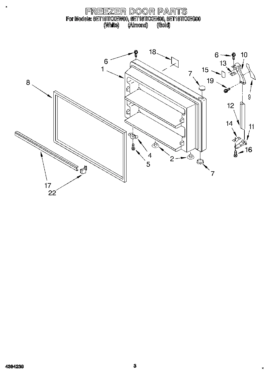 02 - FREEZER DOOR