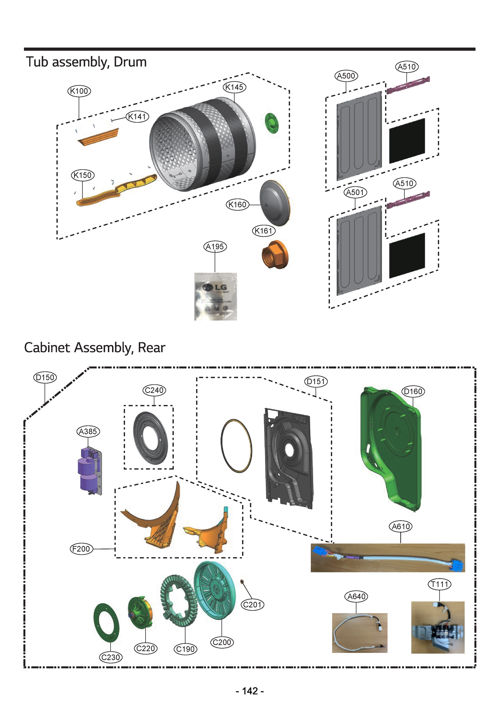 TUB ASSEMBLY, DRUM