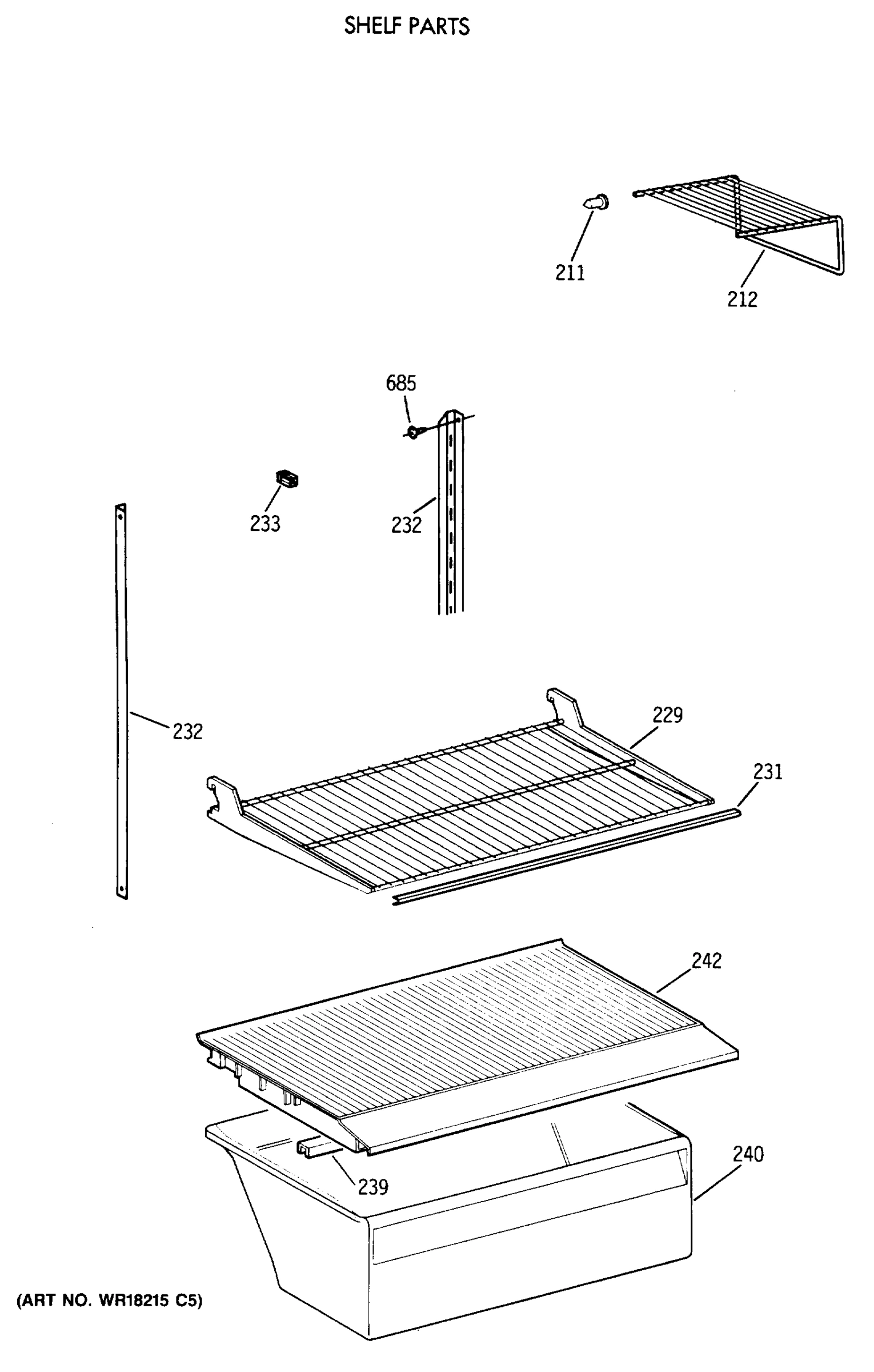 SHELF PARTS