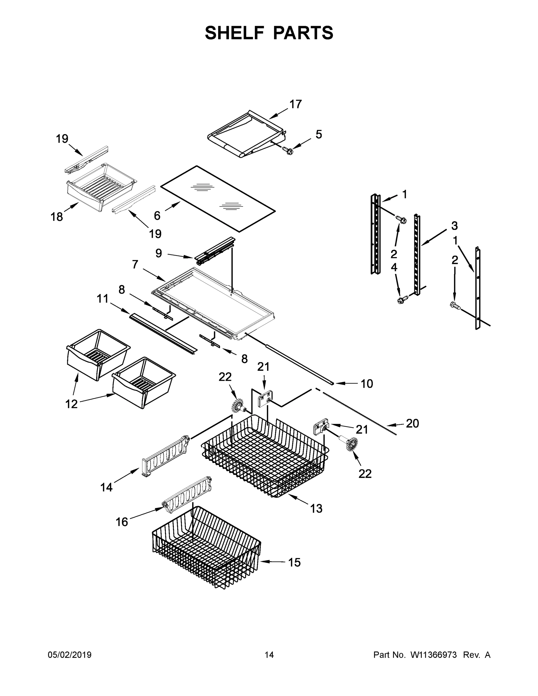 08 - SHELF PARTS