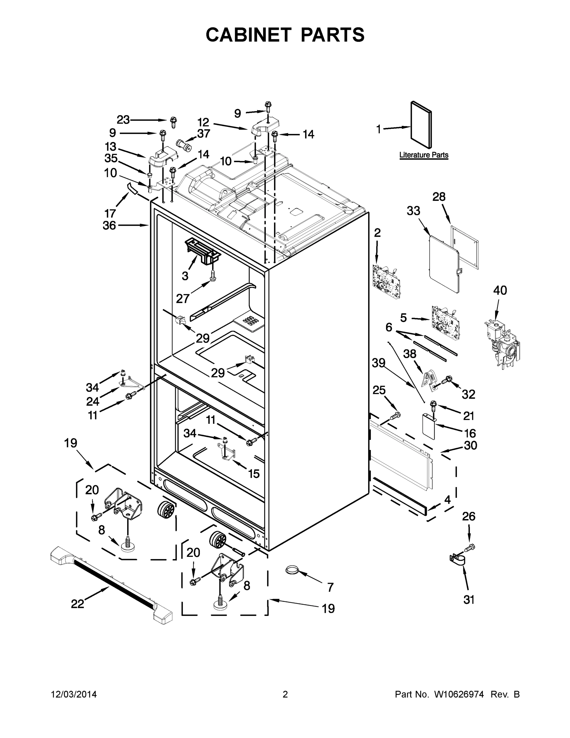 02 - CABINET PARTS
