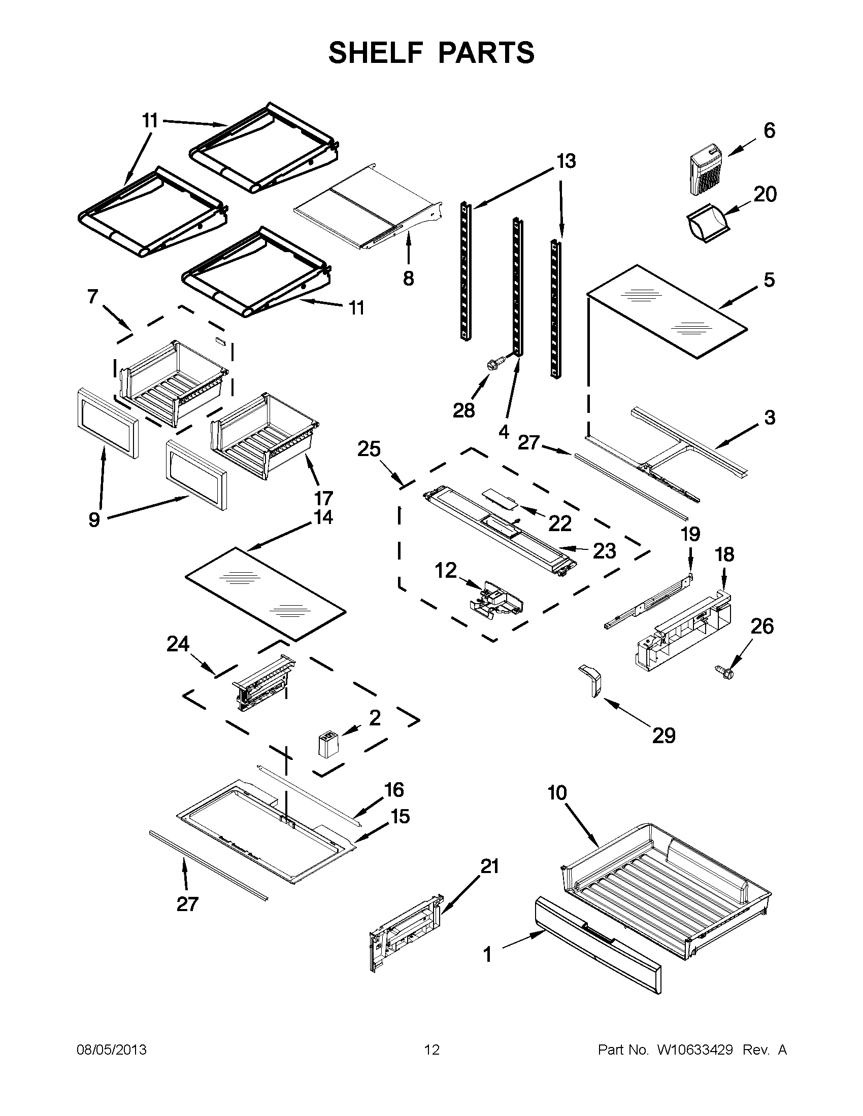 07 - SHELF PARTS