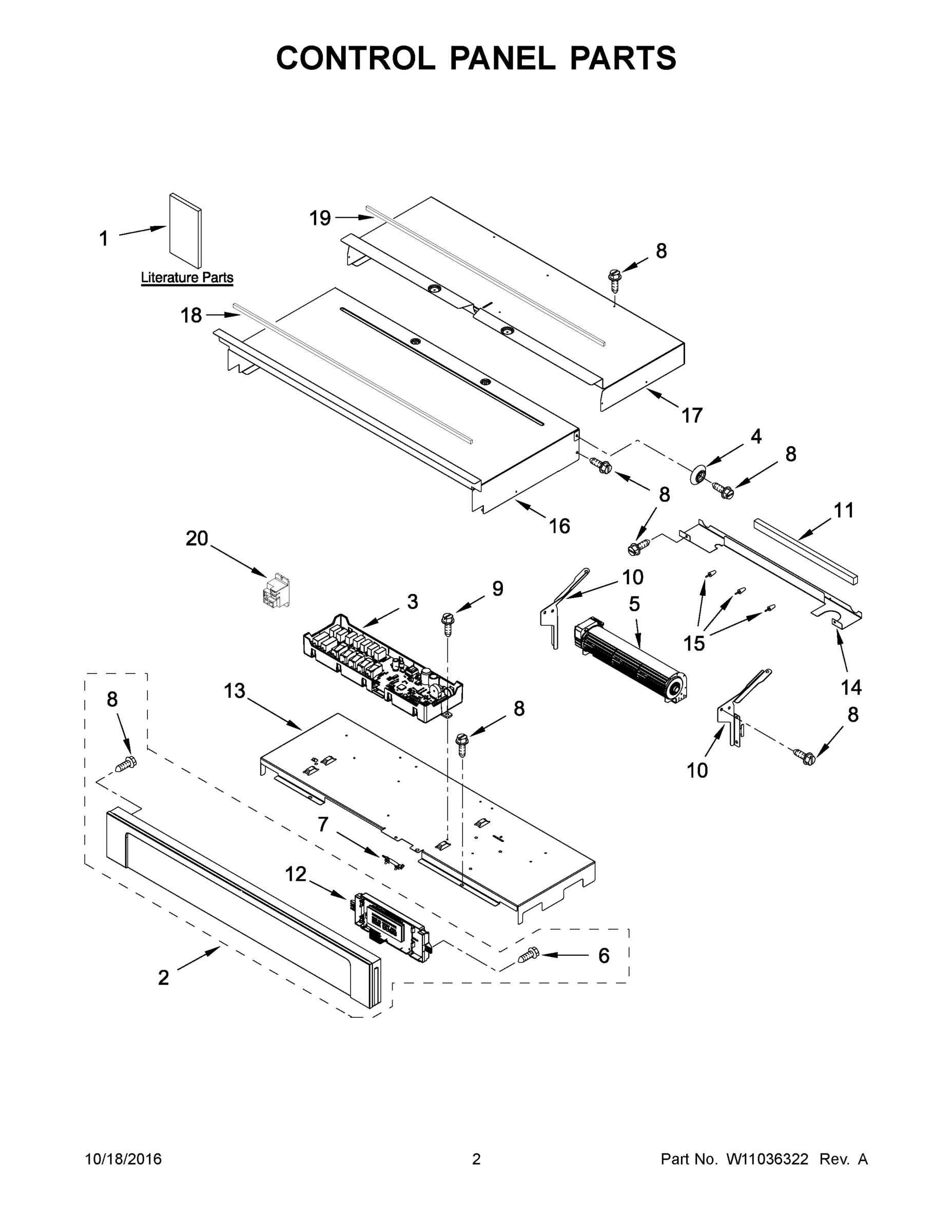 02 - CONTROL PANEL PARTS