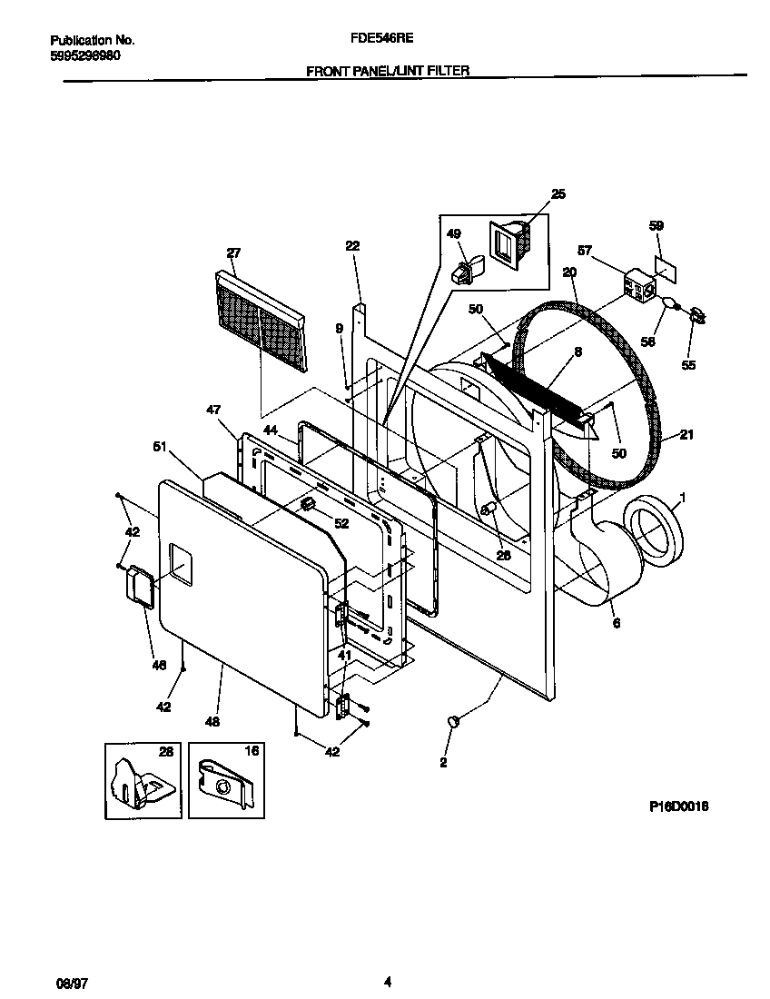 03 - FRONT PANEL/LINT FILTER