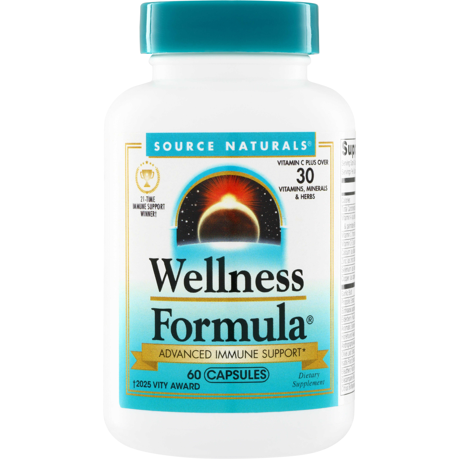 Source Naturals Wellness Formula Advanced Immune Support Vitamin | 60 Caps