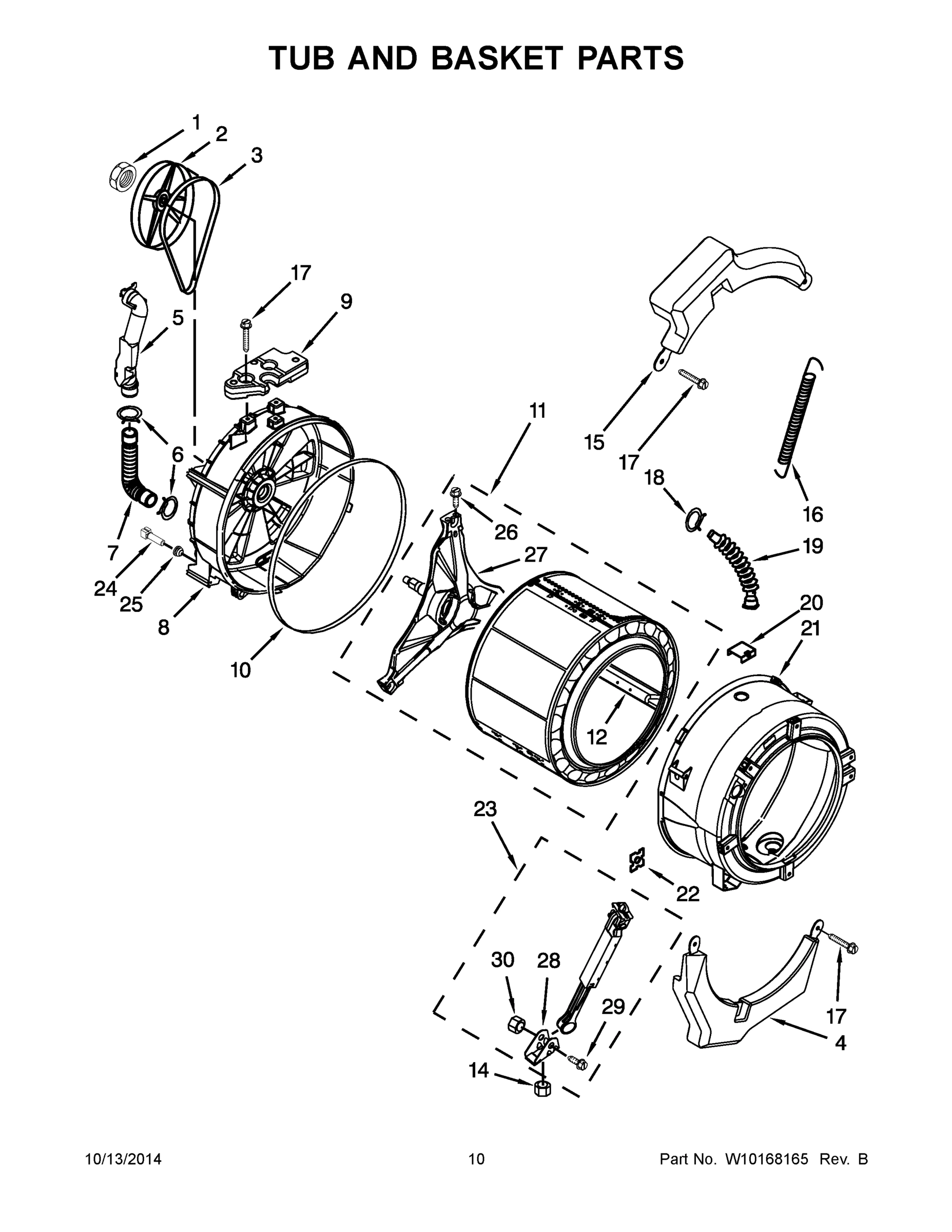 06 - TUB AND BASKET PARTS