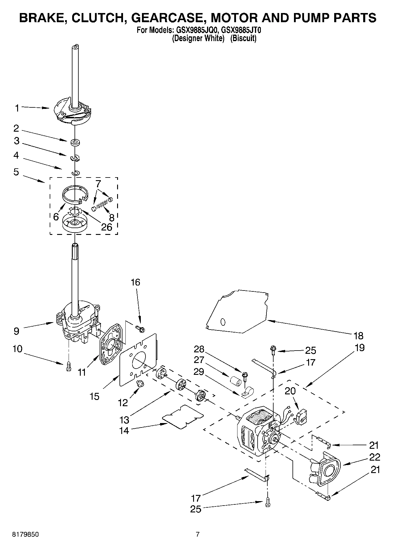 04 - BRAKE, CLUTCH, GEARCASE, MOTOR AND PUMP
