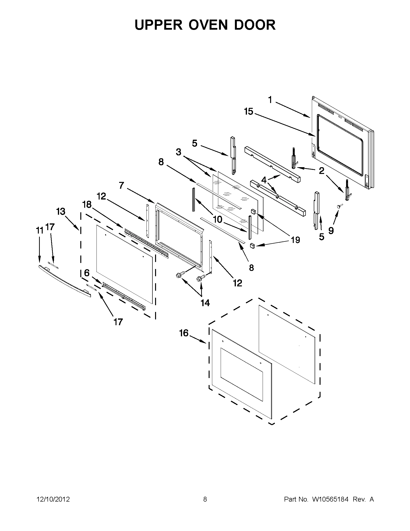 04 - UPPER OVEN DOOR