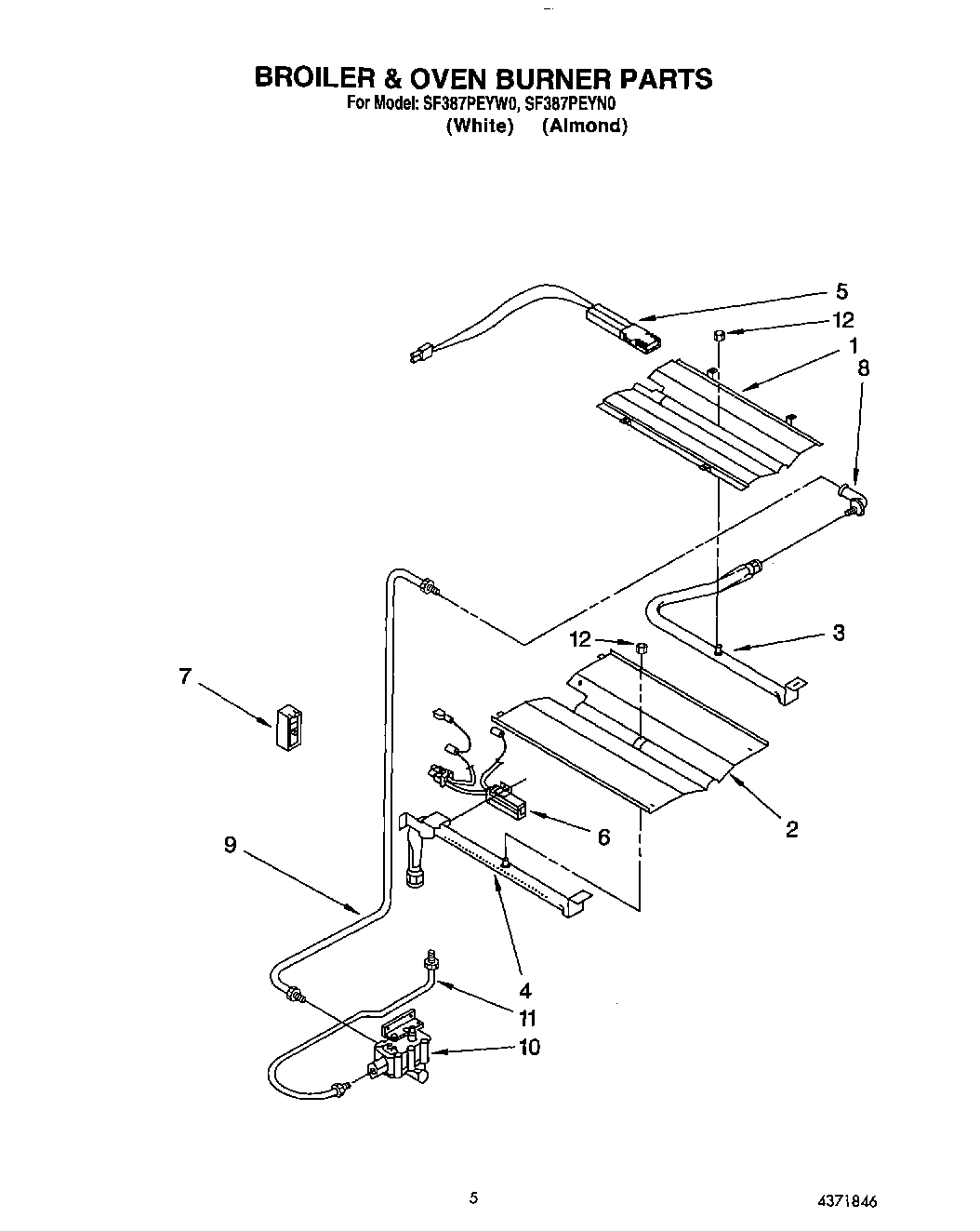 05 - BROILER AND OVEN BURNER
