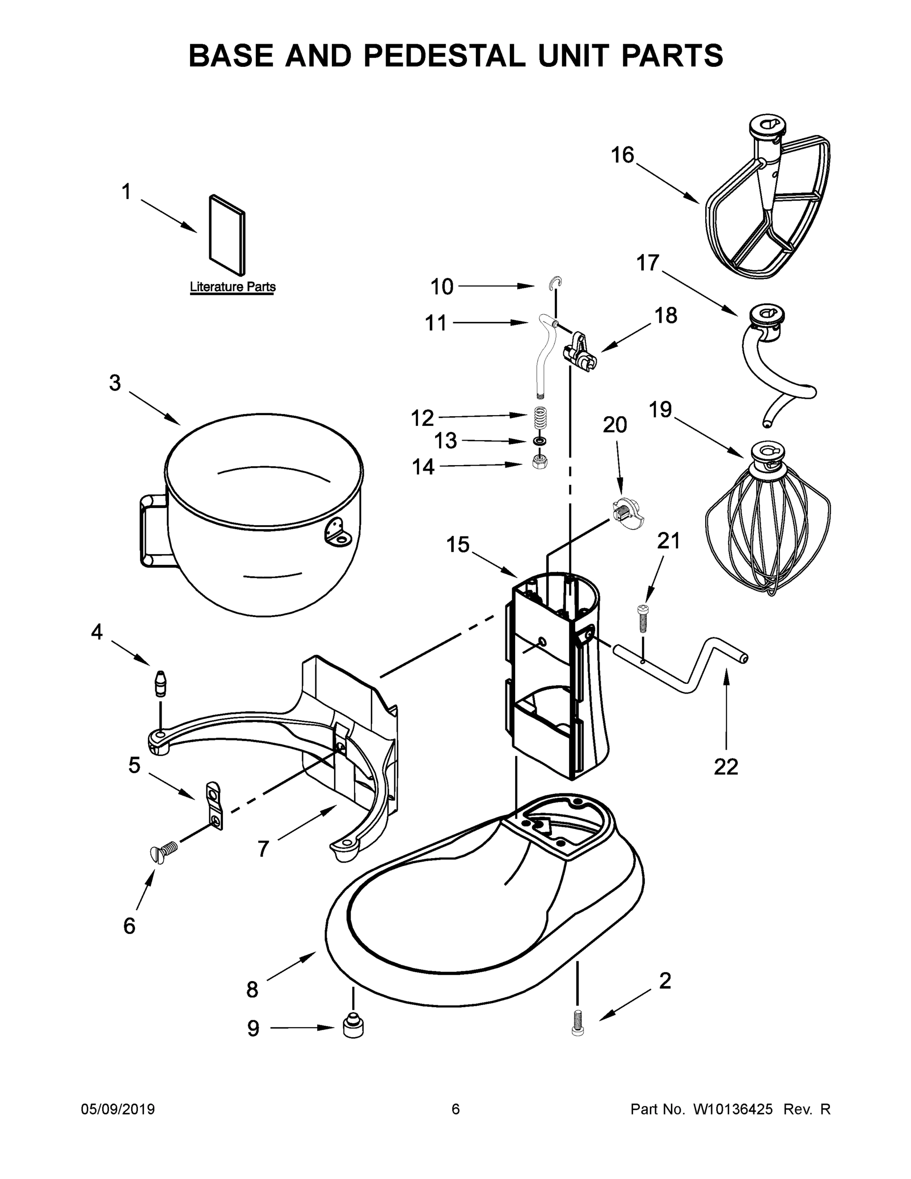 04 - BASE AND PEDESTAL UNIT PARTS