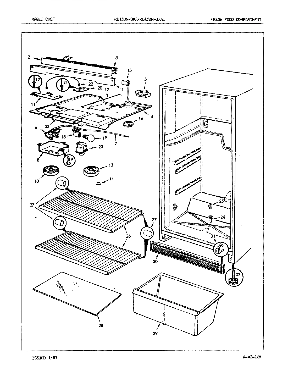 03 - FRESH FOOD COMPARTMENT