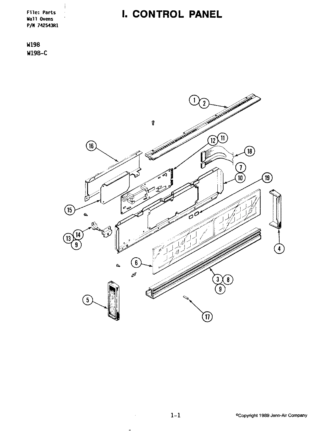 02 - CONTROL PANEL (W198W)