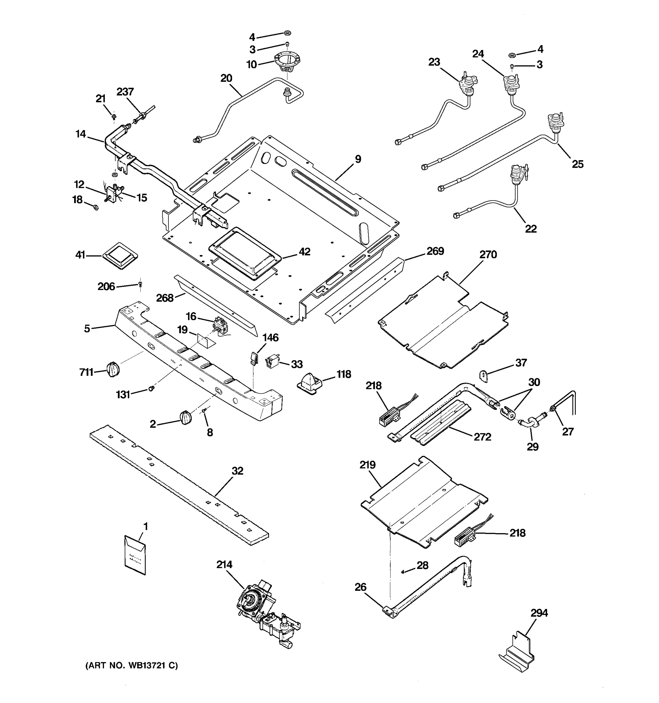 GAS & BURNER PARTS