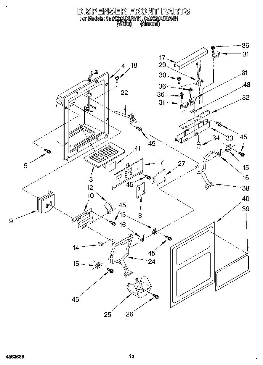09 - DISPENSER FRONT