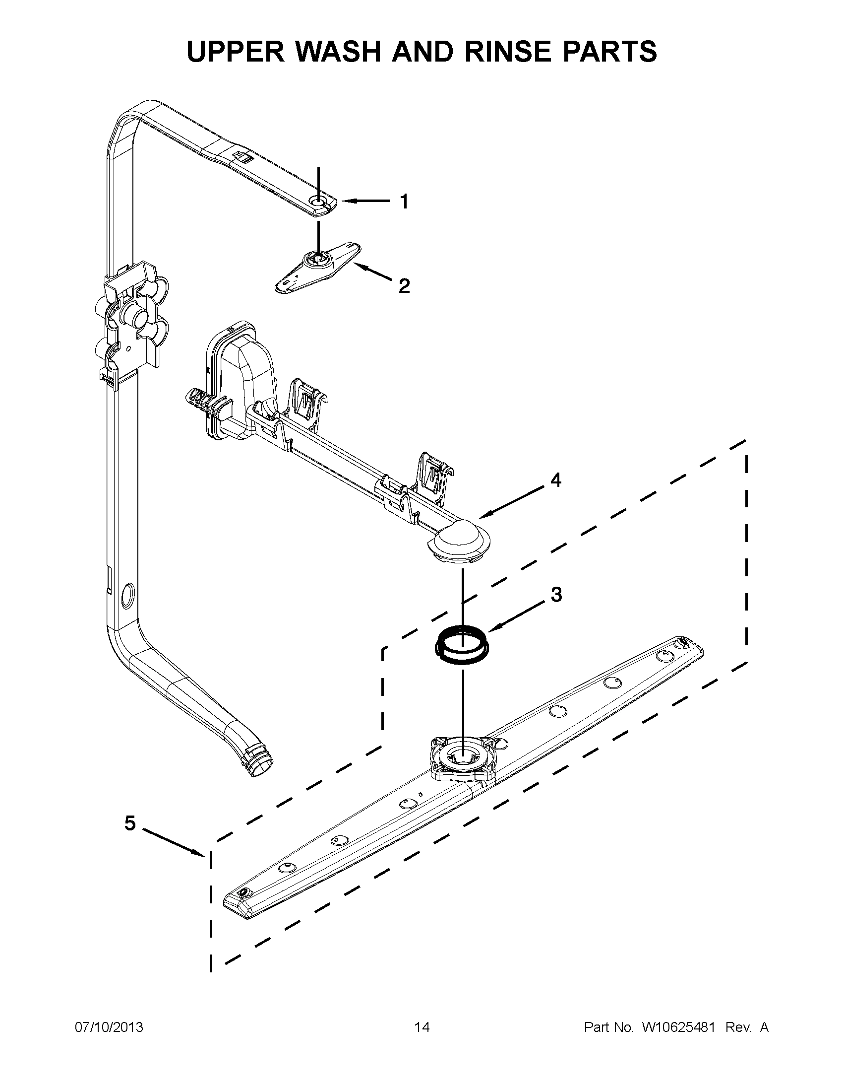07 - UPPER WASH AND RINSE PARTS