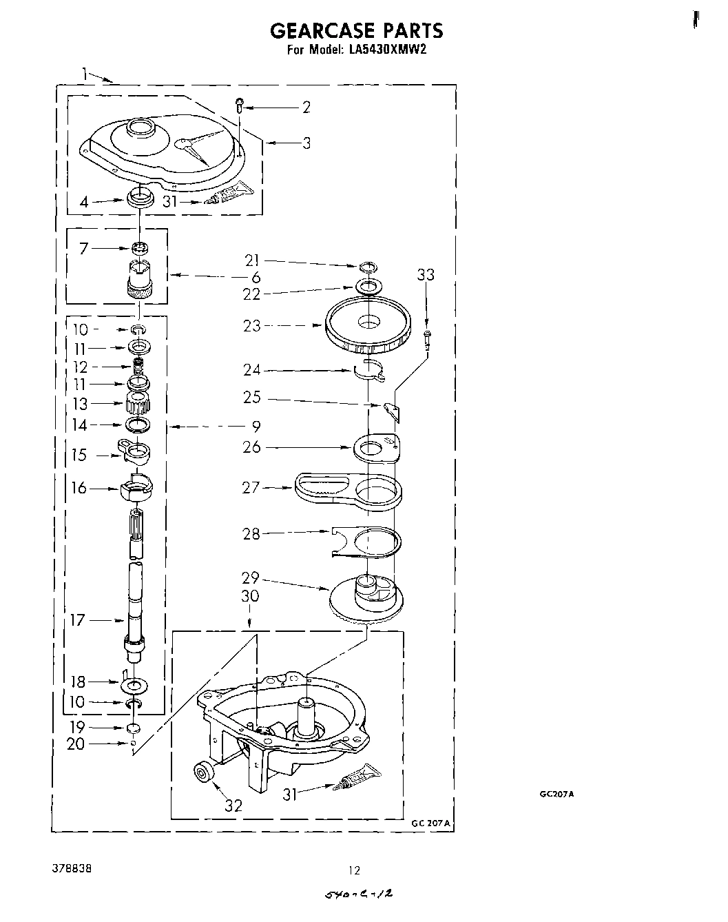10 - GEARCASE