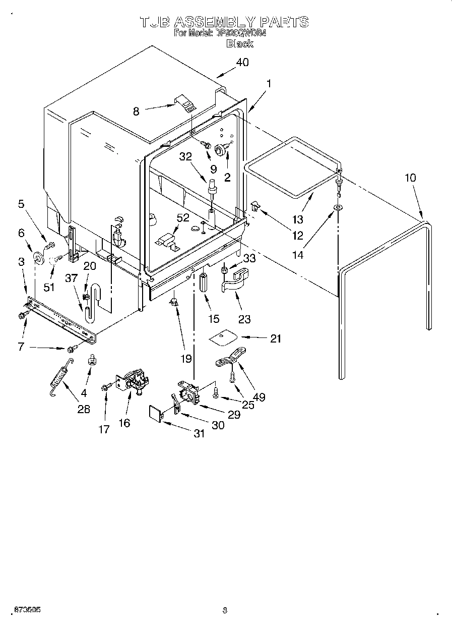03 - TUB ASSEMBLY