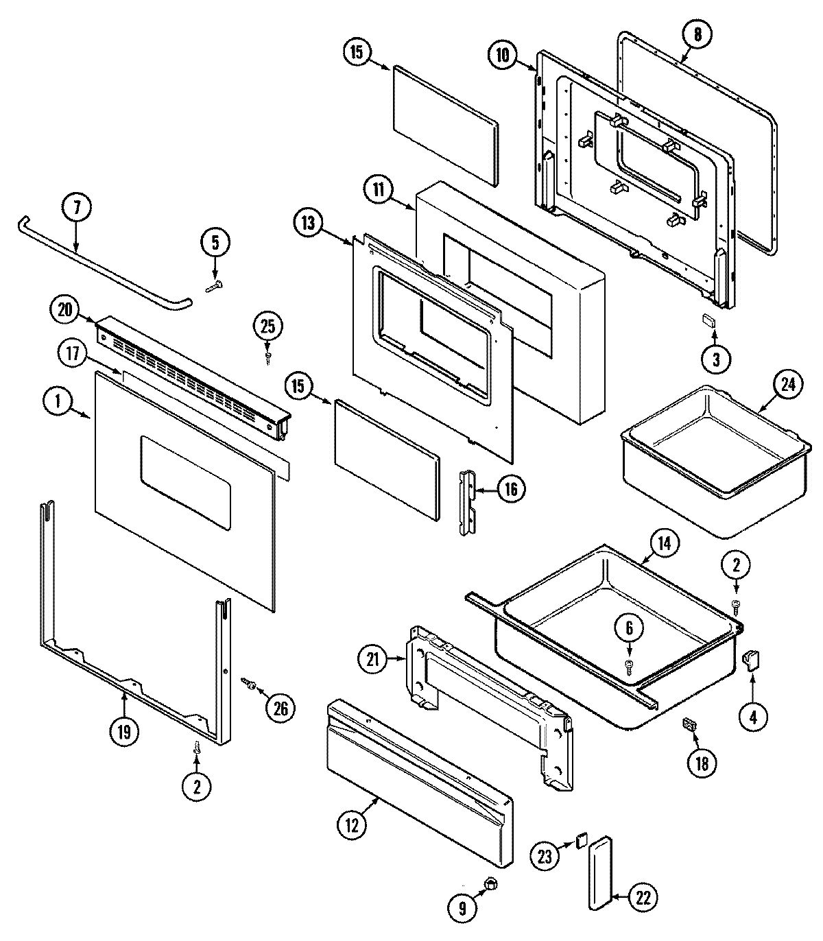 04 - DOOR/DRAWER (SER. PRE. 14)