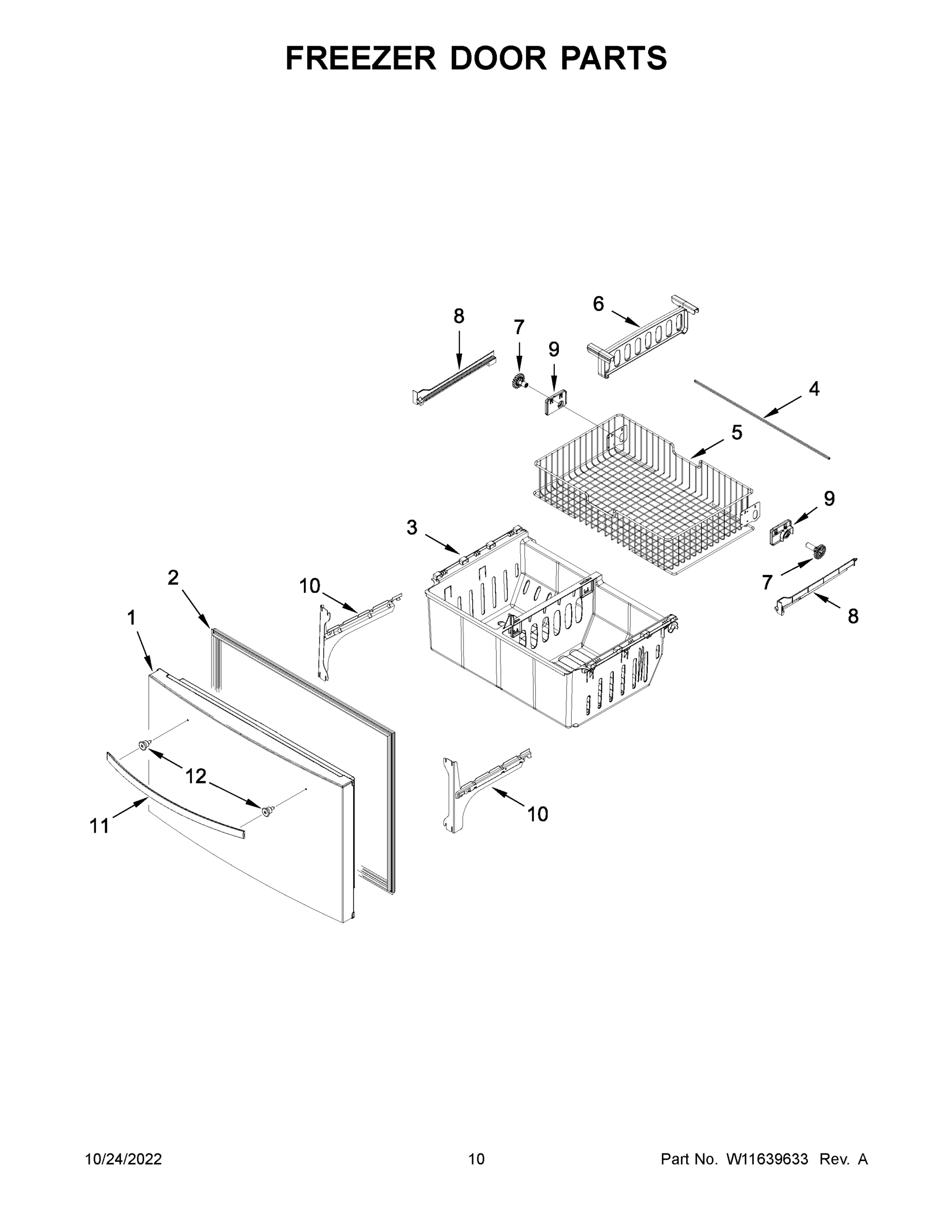 06 - FREEZER DOOR PARTS