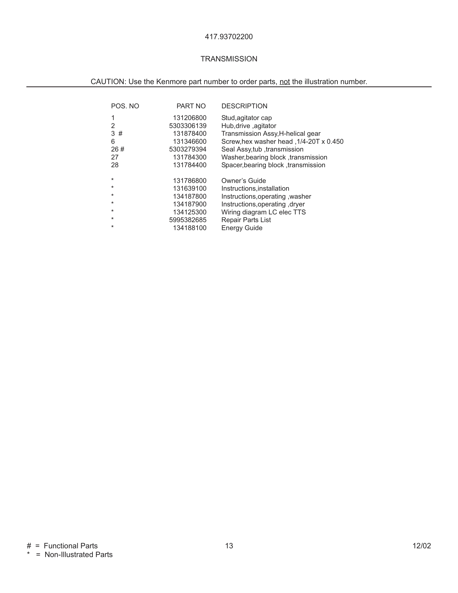 13 - WIRING DIAGRAM