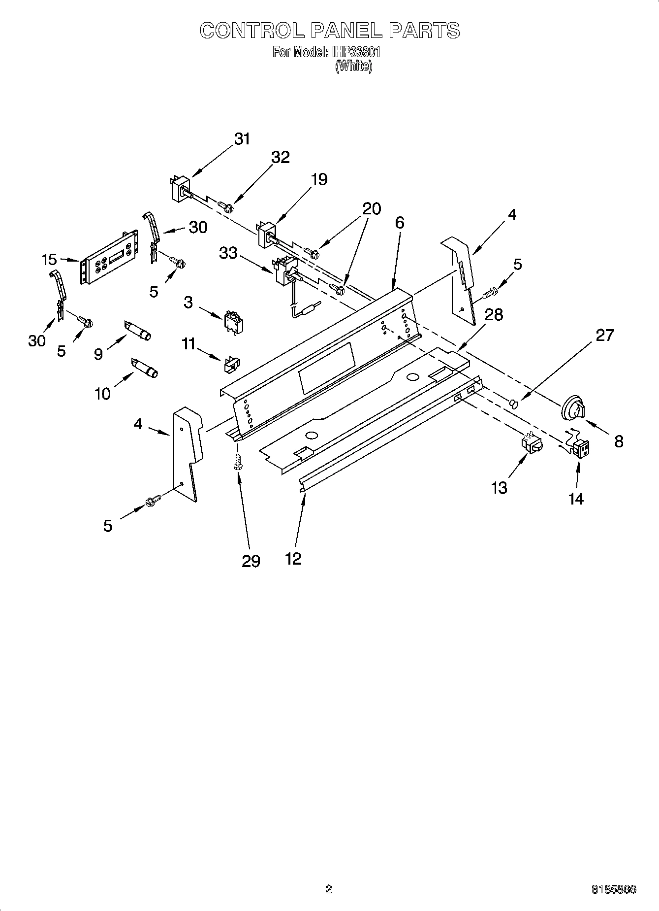 02 - CONTROL PANEL PARTS