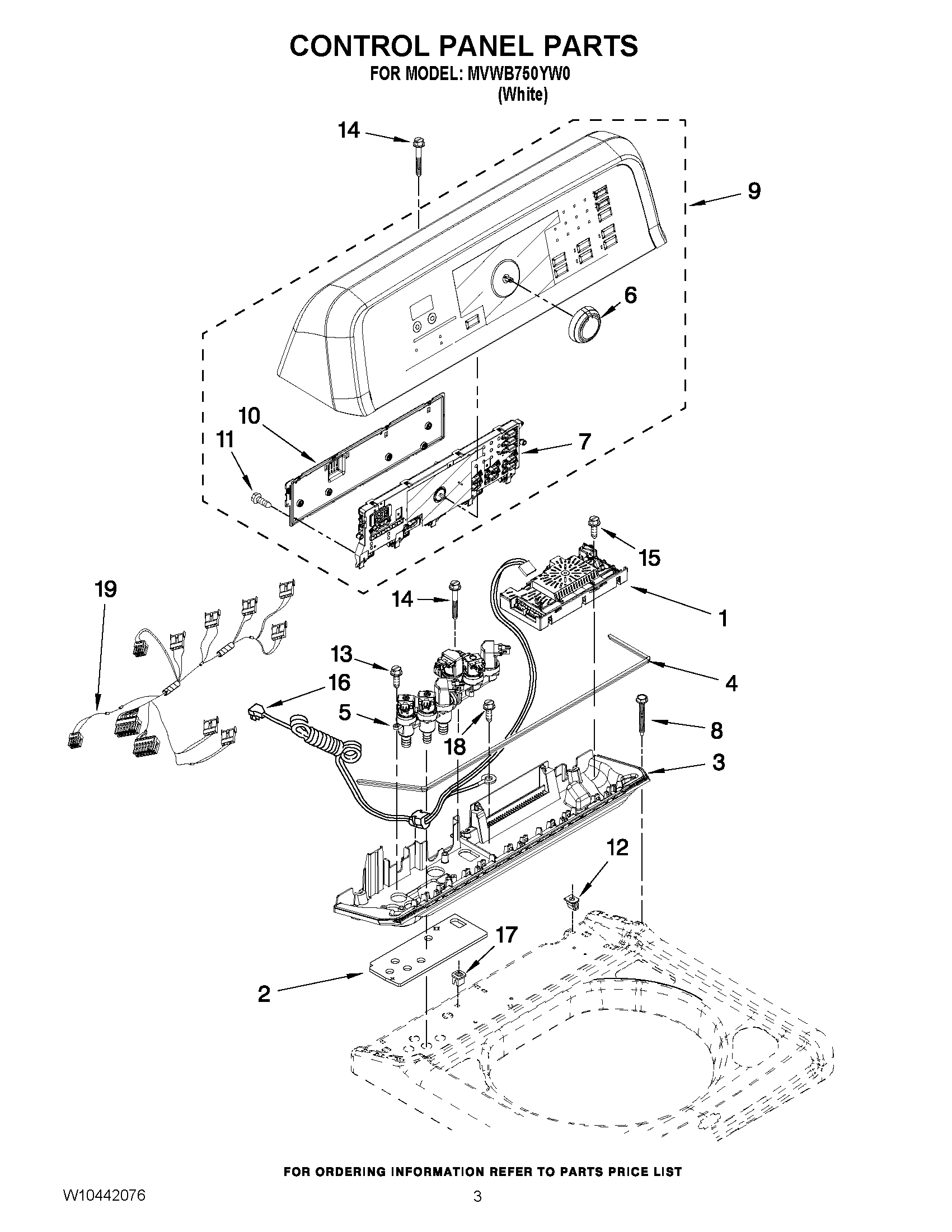 02 - CONTROL PANEL PARTS
