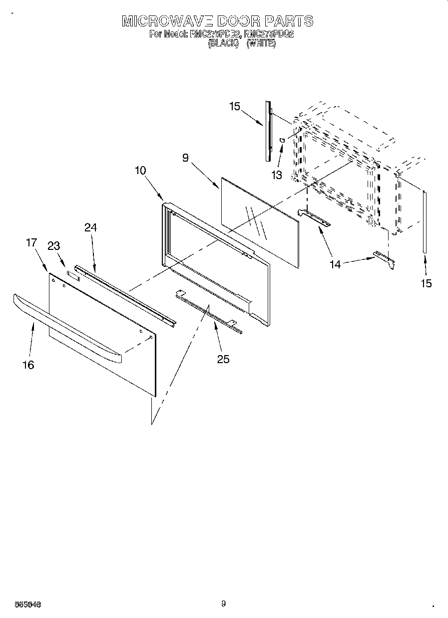 07 - MICROWAVE DOOR